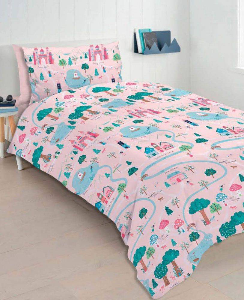 NAF NAF ΣΕΤ ΠΑΠΛΩΜΑΤΟΘΗΚΗ ΜΟΝΗ NAF NAF FAIRY PINK ΡΟΖ/ΠΟΛΥΧΡΩΜΟ 165Χ245CM ΣΧ.722