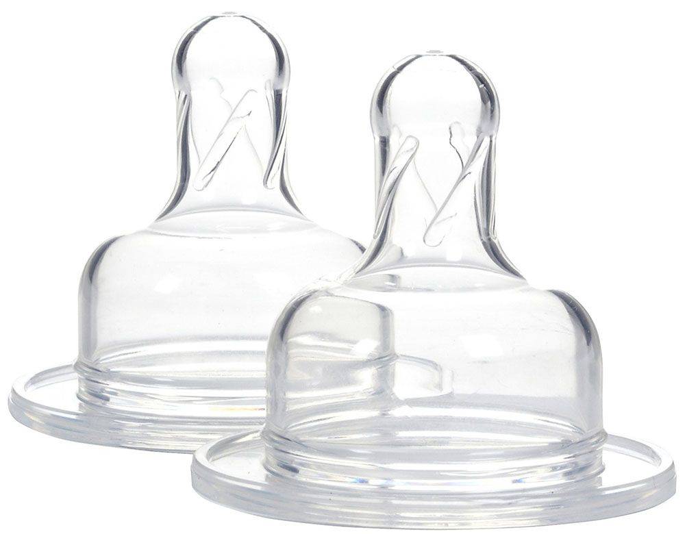 ΘΗΛΗ ΣΙΛΙΚΟΝΗΣ DR.BROWNS ΓΙΑ ΜΠΙΜΠΕΡΟ NATURAL FLOW OPTIONS ΜΕ ΦΑΡΔΥ ΛΑΙΜΟ 2ΤΕΜ. (ΕΠΙΠΕΔΟ 1)