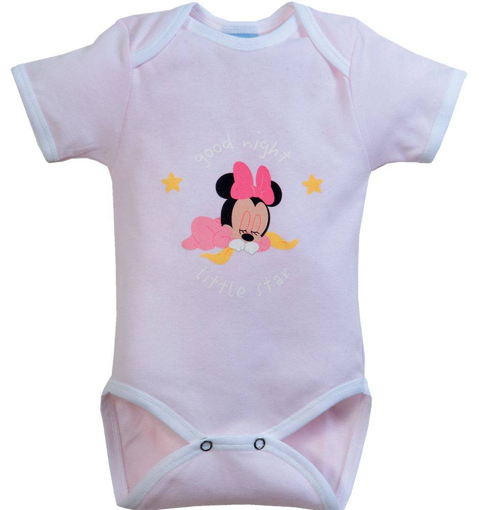 ΦΟΡΜΑΚΙ OMEGA HOME ΚΟΝΤΟ ΜΑΝΙΚΙ DISNEY GOOD NIGHT LITTLE STAR ΡΟΖ (68ΕΚ.)-(6-9 ΜΗΝΩΝ)