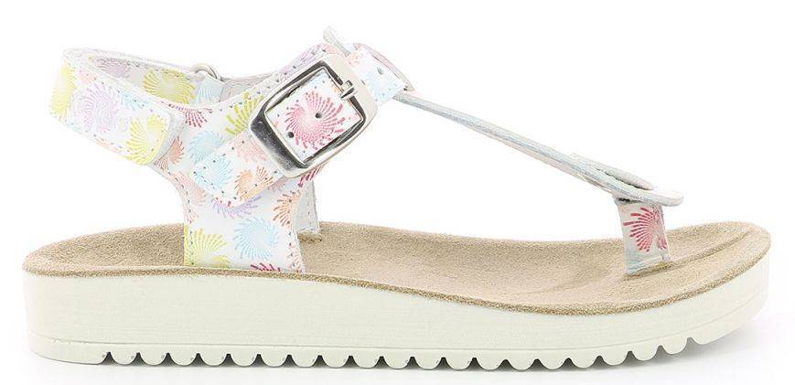 KICKERS ΣΑΝΔΑΛΙ KICKERS ODYSSE 784570 ΕΜΠΡΙΜΕ ΛΕΥΚΟ/ΠΟΛΥΧΡΩΜΟ (EU:25)