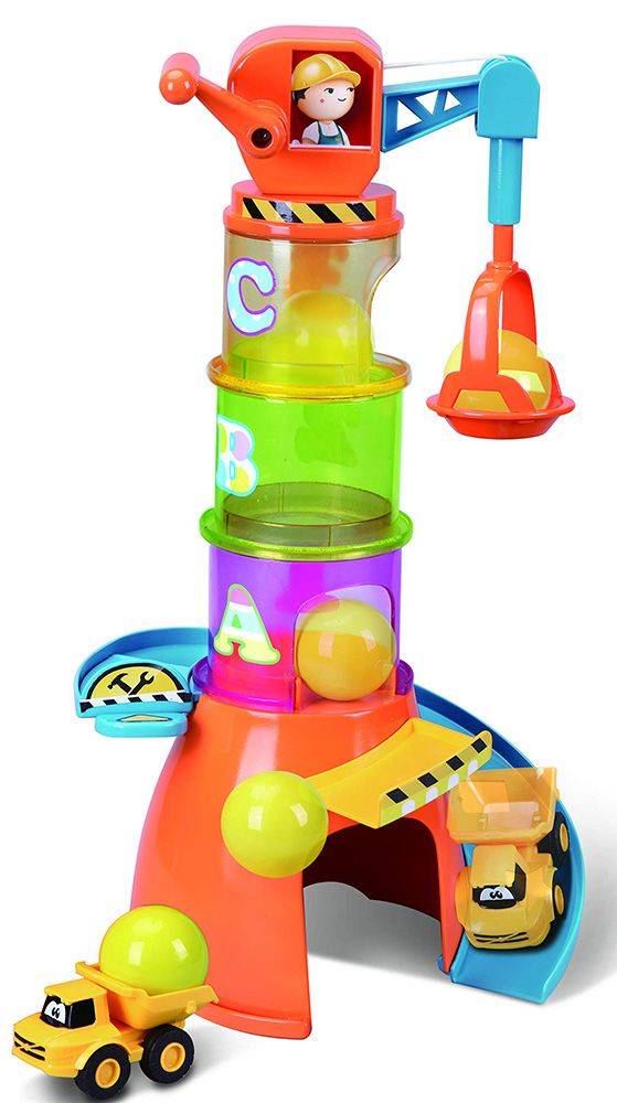 ΠΑΙΧΝΙΔΙ ΔΡΑΣΤΗΡΙΟΤΗΤΩΝ BBURAGO JUNIOR VOLVO STACKING CRANE (16/88605) BBURAGO JUNIOR