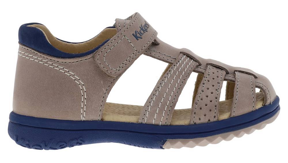 ΠΑΠΟΥΤΣΟΠΕΔΙΛΑ KICKERS PLATIBACK 544884 ΓΚΡΙ/ΜΠΛΕ (EU:19)