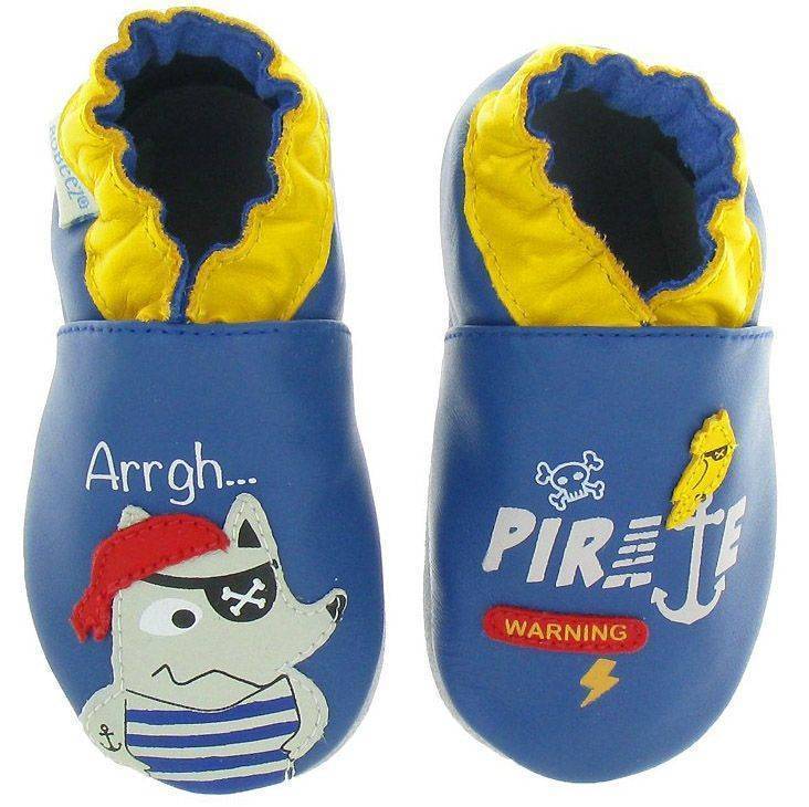 ΠΑΝΤΟΦΛΑΚΙΑ ROBEEZ PIRATE WOLF 771320 ΜΠΛΕ/ΚΙΤΡΙΝΟ (EU:19/20) ROBEEZ