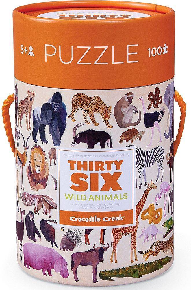 ΠΑΖΛ CROCODILE CREEK ΖΩΑ ΤΗΣ ΖΟΥΓΚΛΑΣ100 ΚΟΜΜΑΤΙΩΝ CROCODILE CREEK