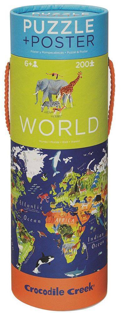 ΠΑΖΛ-ΠΟΣΤΕΡ CROCODILE CREEK ΥΔΡΟΓΕΙΟΣ 200 ΚΟΜΜΑΤΙΩΝ CROCODILE CREEK