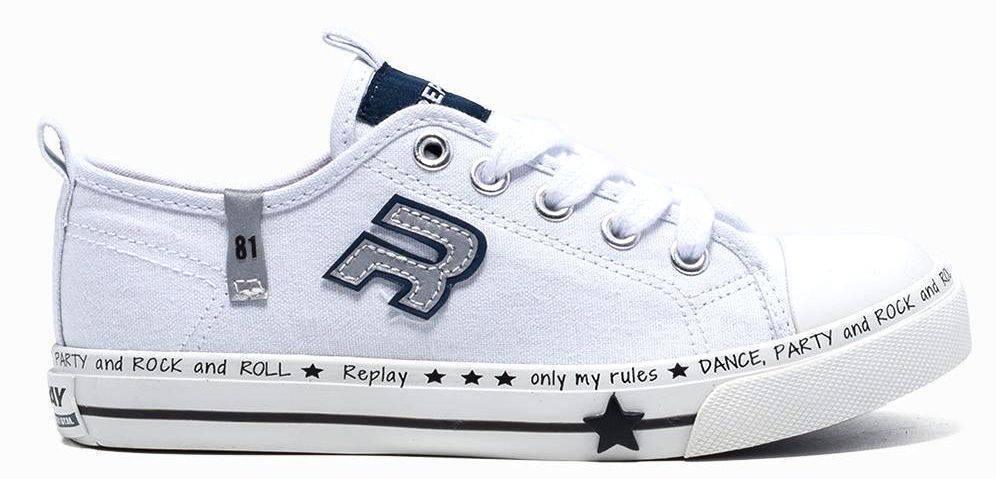 ΠΑΠΟΥΤΣΙ REPLAY HA NOI JV080118T-0122 ΛΕΥΚΟ (EU:31) REPLAY