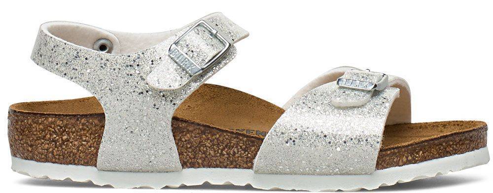 ΣΑΝΔΑΛΙΑ BIRKENSTOCK RIO BK0SJ101565800243500 ΛΕΥΚΟ ΜΕΤΑΛΛΙΖΕ (EU:25)
