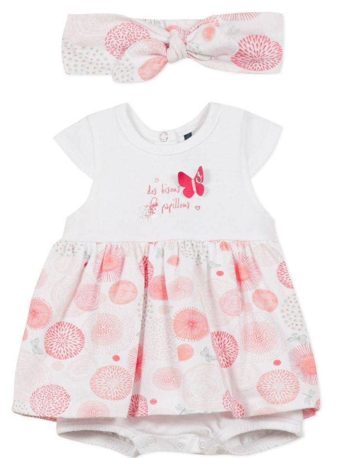 ΦΟΡΕΜΑ 3 POMMES 3Q33020 ΜΕ ΚΟΡΔΕΛΑ ΜΑΛΛΙΩΝ ΛΕΥΚΟ/ΠΟΛΥΧΡΩΜΟ (1 ΜΗΝΟΣ)-(53CM)