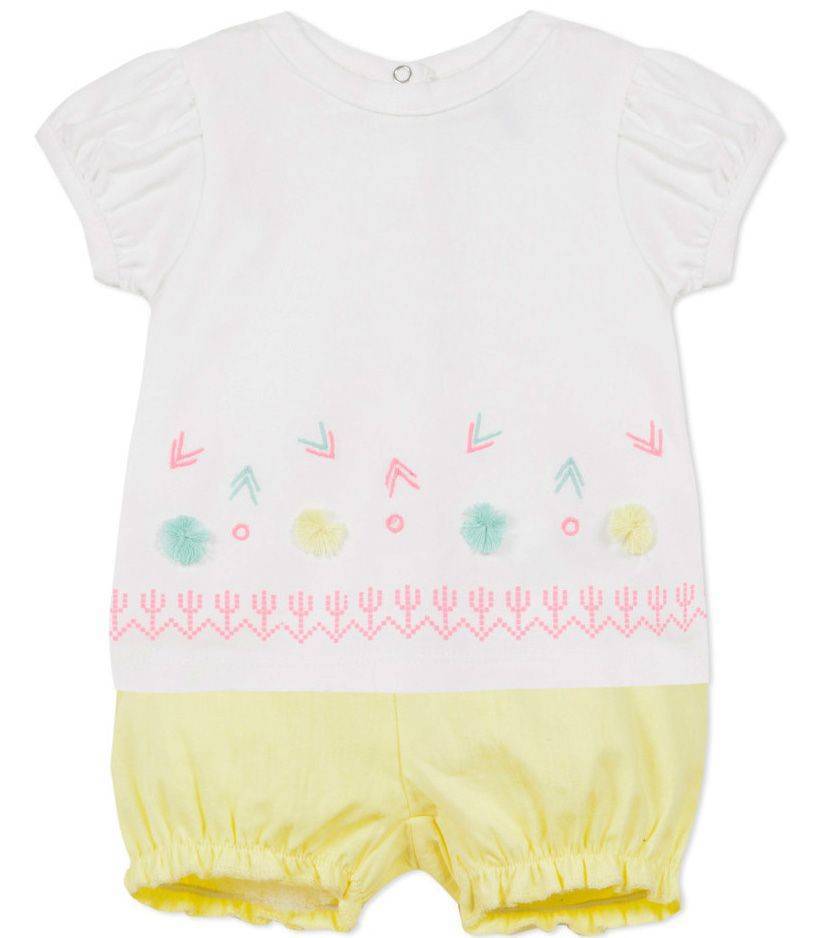 ΣΕΤ 3 POMMES 3Q37070 ΛΕΥΚΟ/ΚΙΤΡΙΝΟ (9 ΜΗΝΩΝ)-(74CM) 3 POMMES