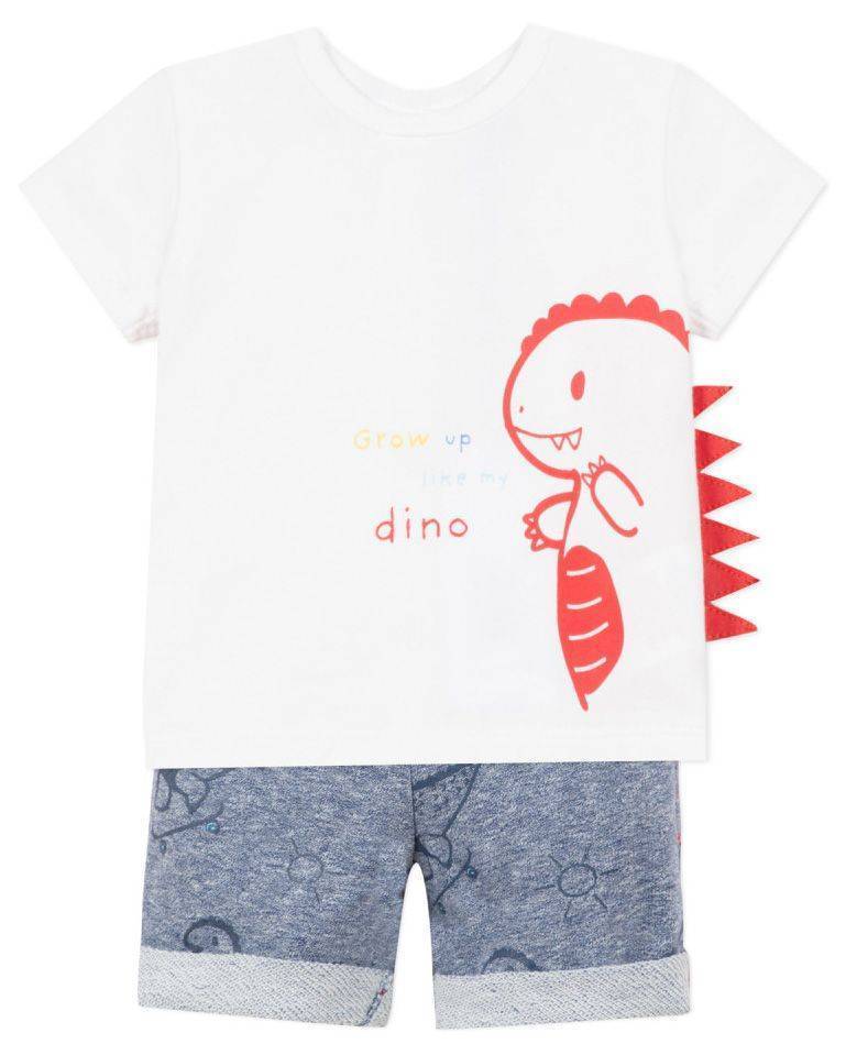 ΣΕΤ 3 POMMES 3Q37031 ΛΕΥΚΟ/ΓΚΡΙ (9 ΜΗΝΩΝ)-(74CM)