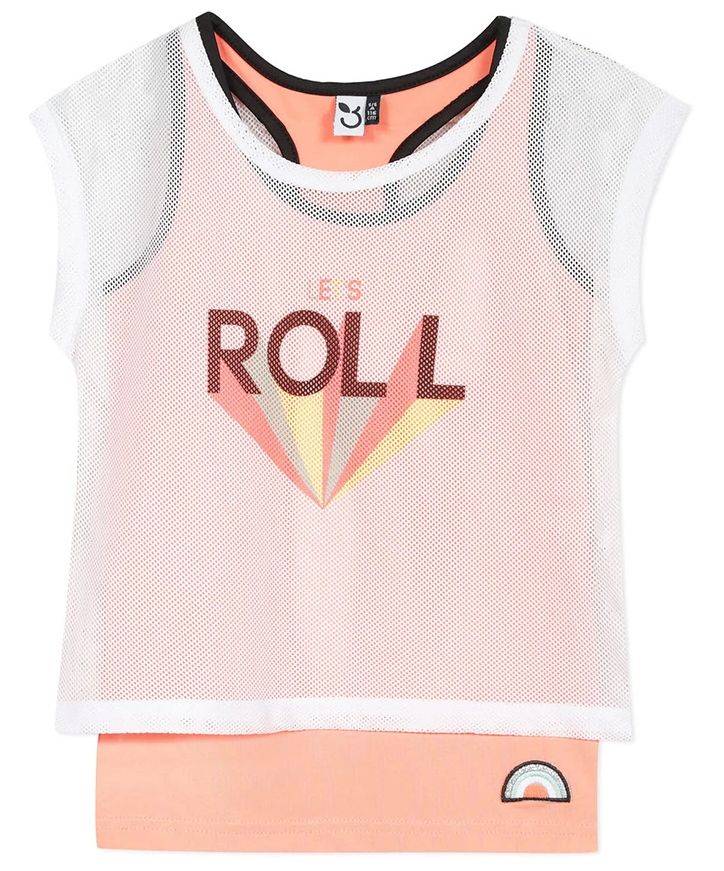 3 POMMES TOP 3 POMMES 3Q10124 ΑΝΟΙΧΤΟ ΠΟΡΤΟΚΑΛΙ/ΛΕΥΚΟ (9-10 ΕΤΩΝ)-(140CM)