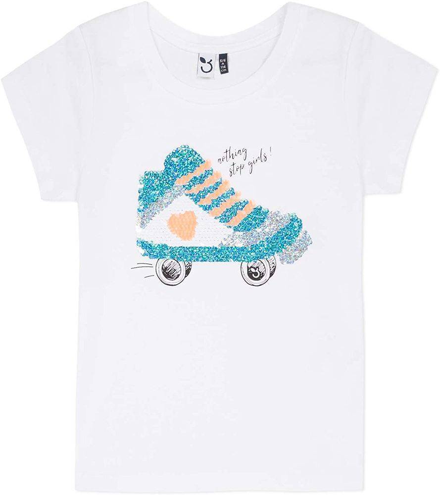 T-SHIRT 3 POMMES 3Q10034 ΛΕΥΚΟ (13-14 ΕΤΩΝ)-(158CM) 3 POMMES