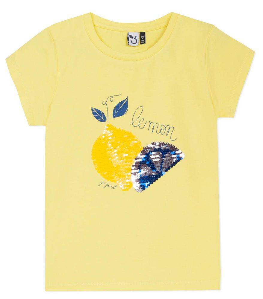 T-SHIRT 3 POMMES 3Q10034 ΚΙΤΡΙΝΟ (7-8 ΕΤΩΝ)-(128CM) 3 POMMES
