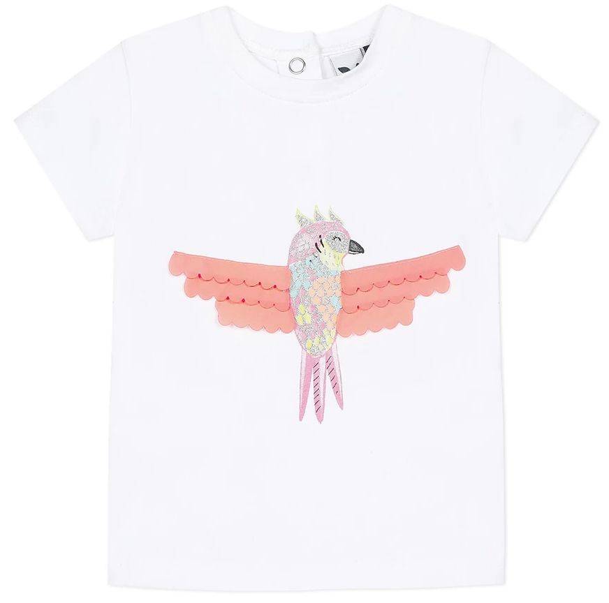 T-SHIRT 3 POMMES 3Q10182 ΛΕΥΚΟ (9 ΜΗΝΩΝ)-(74CM) 3 POMMES