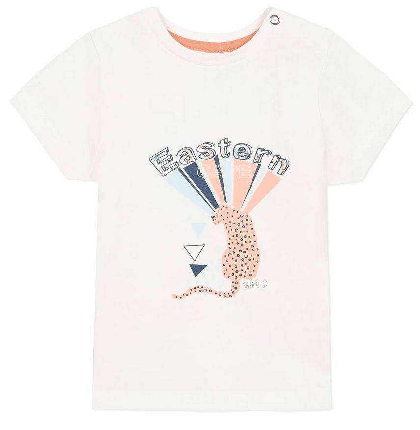 T-SHIRT 3 POMMES 3Q10003 ΛΕΥΚΟ (9 ΜΗΝΩΝ)-(80CM)