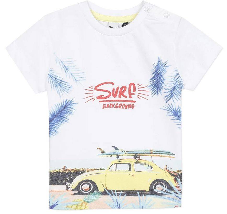 3 POMMES T-SHIRT 3 POMMES 3Q10063 ΛΕΥΚΟ (6 ΜΗΝΩΝ)-(74CM)