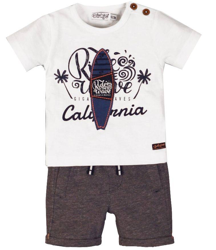 ΣΕΤ ΡΟΥΧΩΝ DIRKJE 31C-34604 ΛΕΥΚΟ/ΓΚΡΙ ΜΕΛΑΝΖΕ (9 ΜΗΝΩΝ)-(74CM) DIRKJE