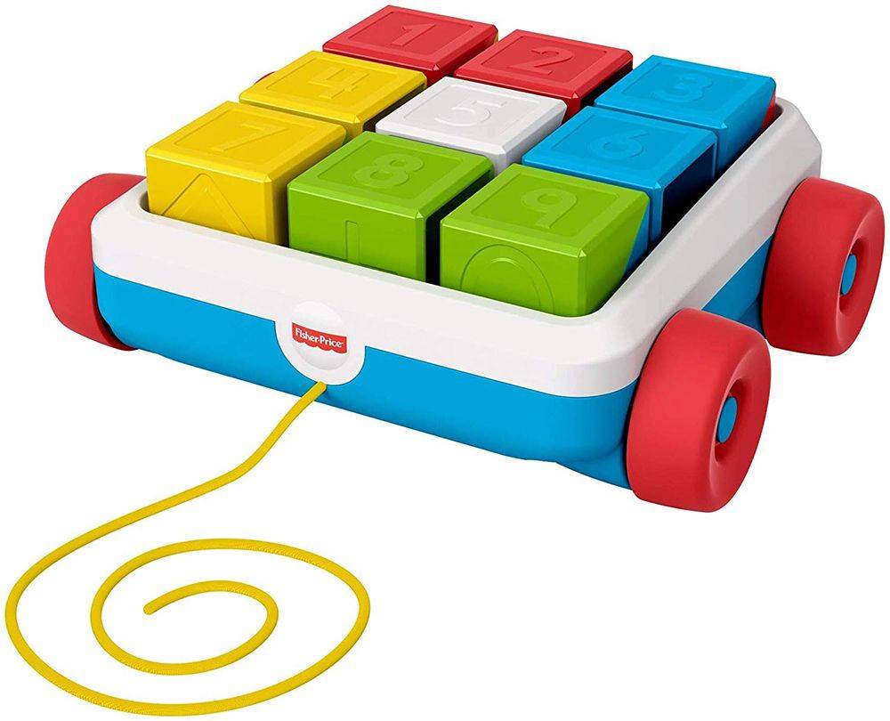 FISHER-PRICE FISHER-PRICE ΣΥΡΟΜΕΝΟ ΒΑΓΟΝΑΚΙ ΜΕ ΤΟΥΒΛΑΚΙΑ BLOCKS (GJW10)