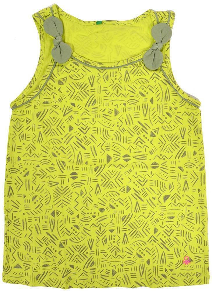 ΜΠΛΟΥΖΑ ΑΜΑΝΙΚΗ BENETTON FOUNDATION TKS ΚΙΤΡΙΝΟ (90 CM )-(2 ΕΤΩΝ ) BENETTON