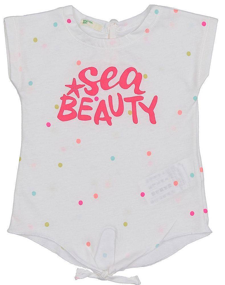 BENETTON TOP ΜΕ ΚΟΝΤΟ ΜΑΝΙΚΙ SUMMER HER ΛΕΥΚΟ (62 CM)-(3-6 ΜΗΝΩΝ)