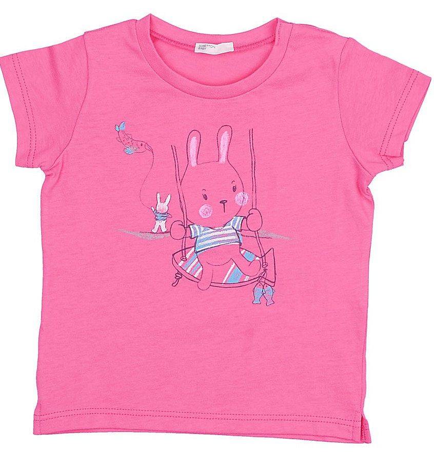 T-SHIRT BENETTON BY THE SEA 3 BB ΦΟΥΞΙΑ (68 CM)-(6-9 ΜΗΝΩΝ) BENETTON
