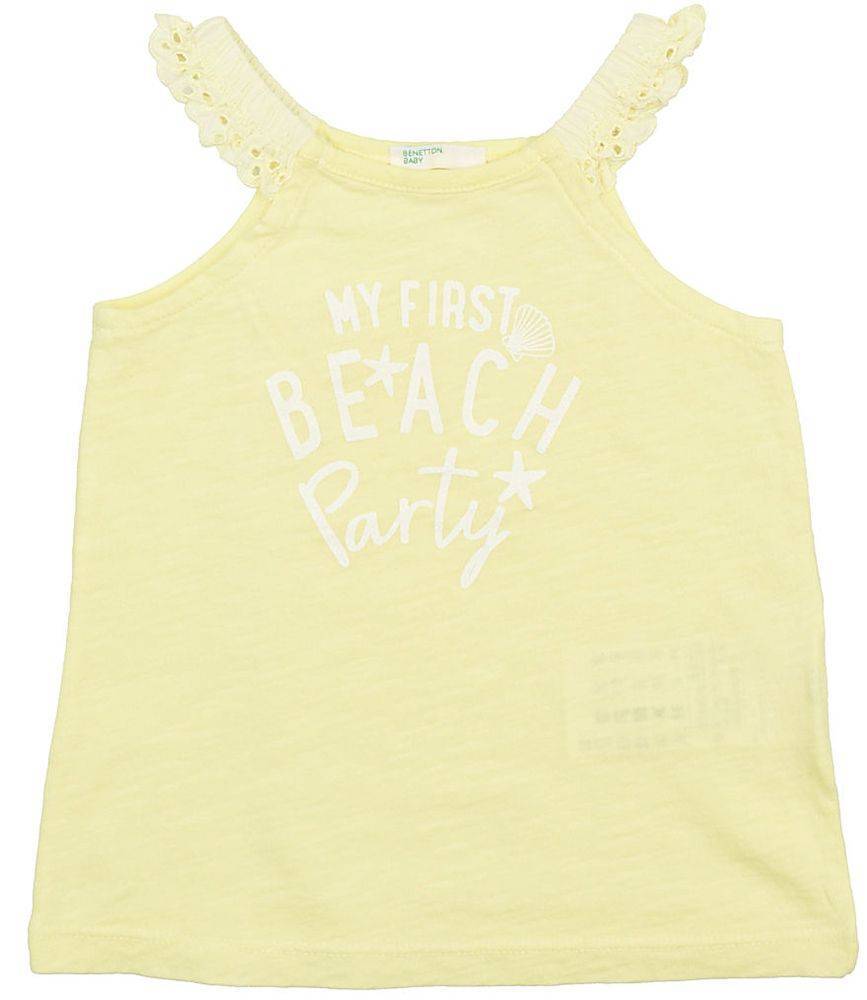 BENETTON ΜΠΛΟΥΖΑ ΜΕ ΡΑΝΤΑΚΙ BENETTON SUMMER HER ΚΙΤΡΙΝΟ (68 CM)-(6-9 ΜΗΝΩΝ)