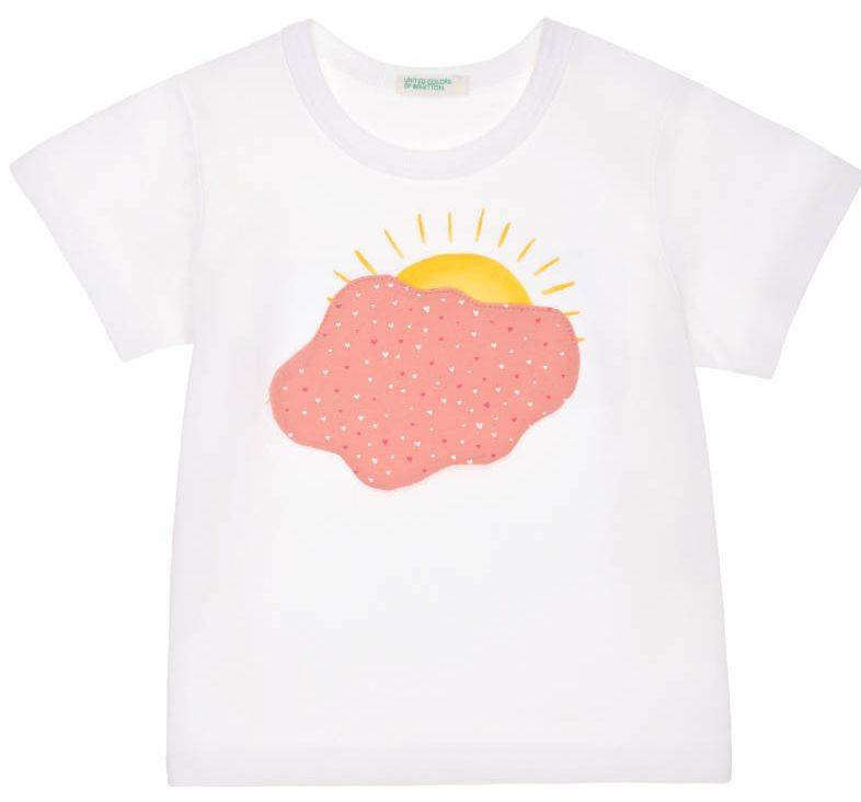T-SHIRT BENETTON GARDEN BABY G ΛΕΥΚΟ (68 CM)-(6-9 ΜΗΝΩΝ) BENETTON