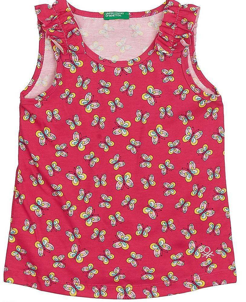 BENETTON ΜΠΛΟΥΖΑ ΑΜΑΝΙΚΗ BENETTON CA ΠΕΤΑΛΟΥΔΕΣ ΦΟΥΞΙΑ (90 CM)-(2 ΕΤΩΝ)