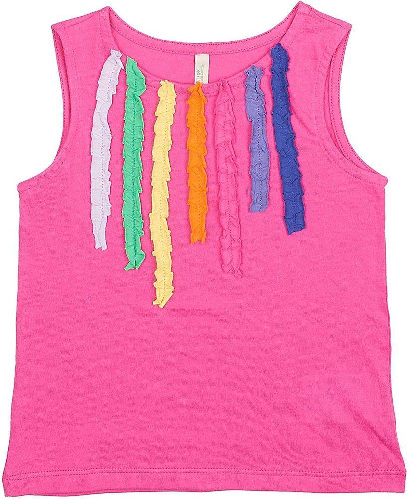 ΜΠΛΟΥΖΑ ΑΜΑΝΙΚΗ BENETTON BROTHERS R. IG ΦΟΥΞΙΑ (82 CM)-(1-2 ΕΤΩΝ) BENETTON