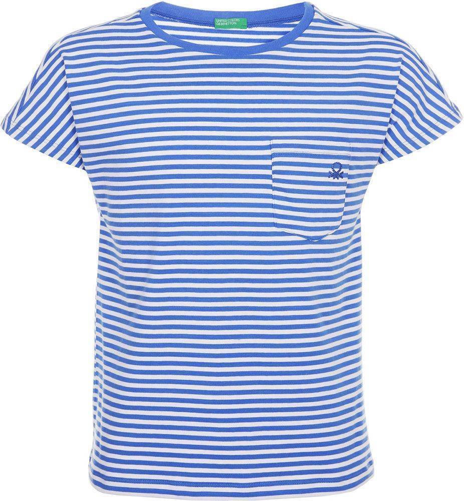 T-SHIRT BENETTON FUNZIONE GIRL ΛΕΥΚΟ/ΜΠΛΕ (82 CM)-(1-2 ΕΤΩΝ)