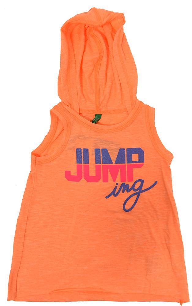 ΜΠΛΟΥΖΑ ΑΜΑΝΙΚΗ BENETTON ACTIVE SUMMER ΠΟΡΤΟΚΑΛΙ FLUO (100 CM)-(3-4 ΕΤΩΝ)