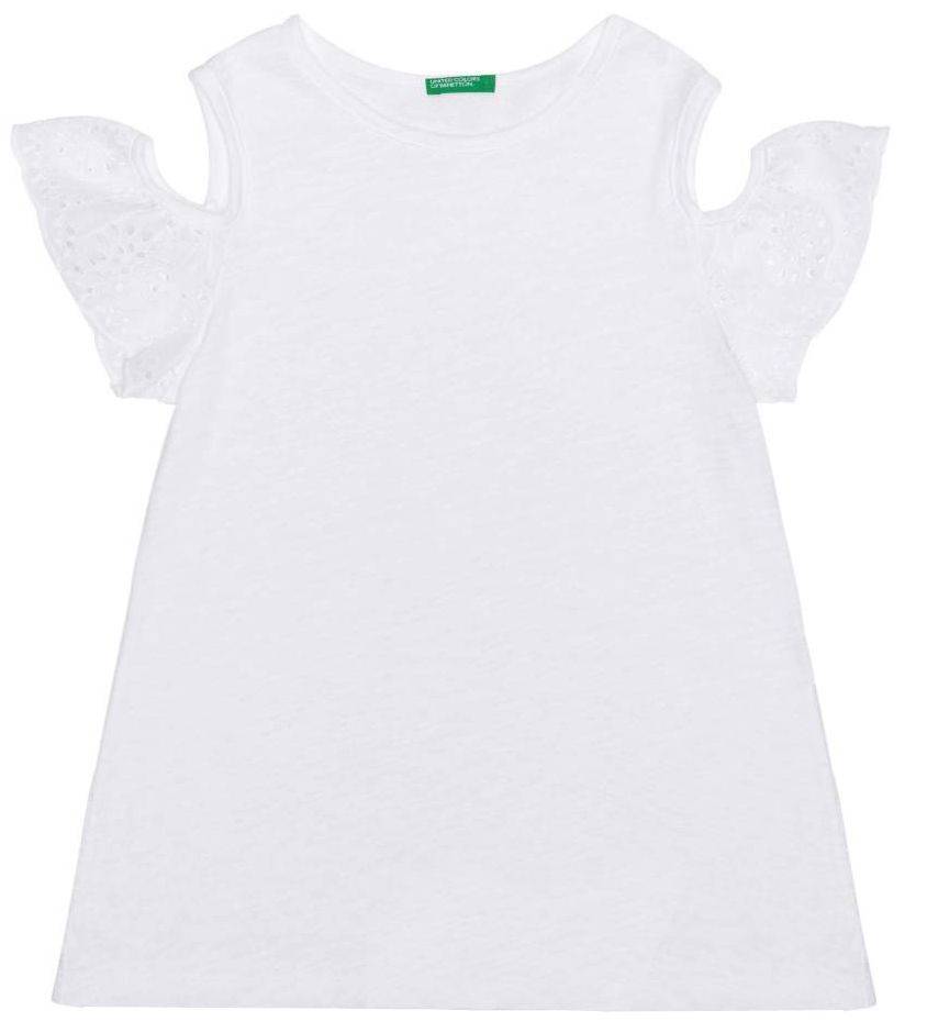 TOP BENETTON CA ΔΑΝΤΕΛΑ ΛΕΥΚΟ ΜΕΛΑΝΖΕ (82 CM)-(1-2 ΕΤΩΝ)