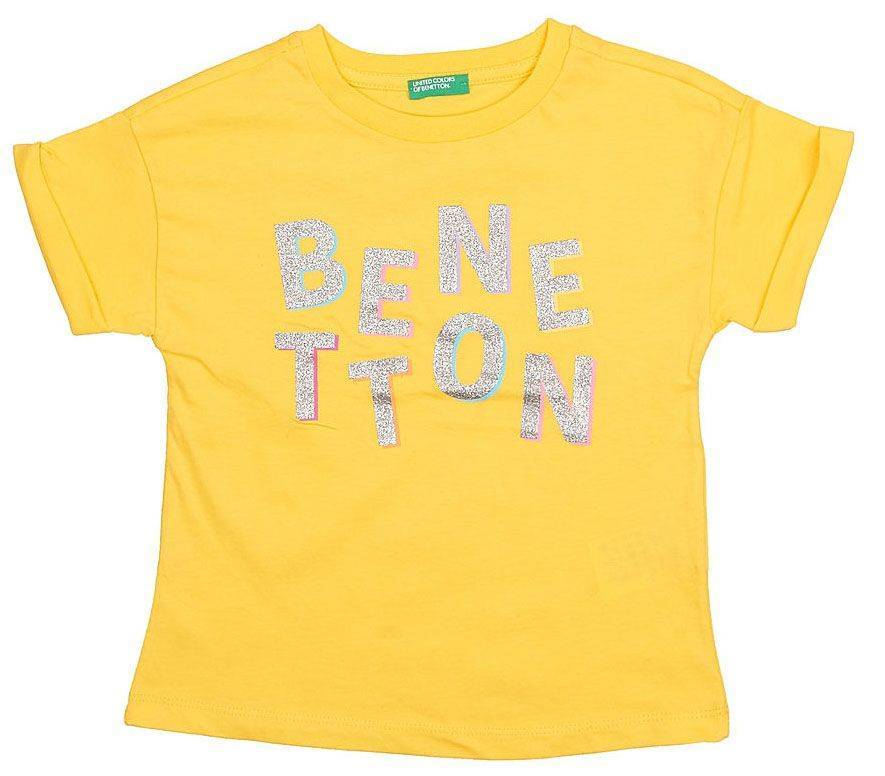 T-SHIRT BENETTON BASIC GIRL ΚΙΤΡΙΝΟ (90 CM )-(2 ΕΤΩΝ ) BENETTON