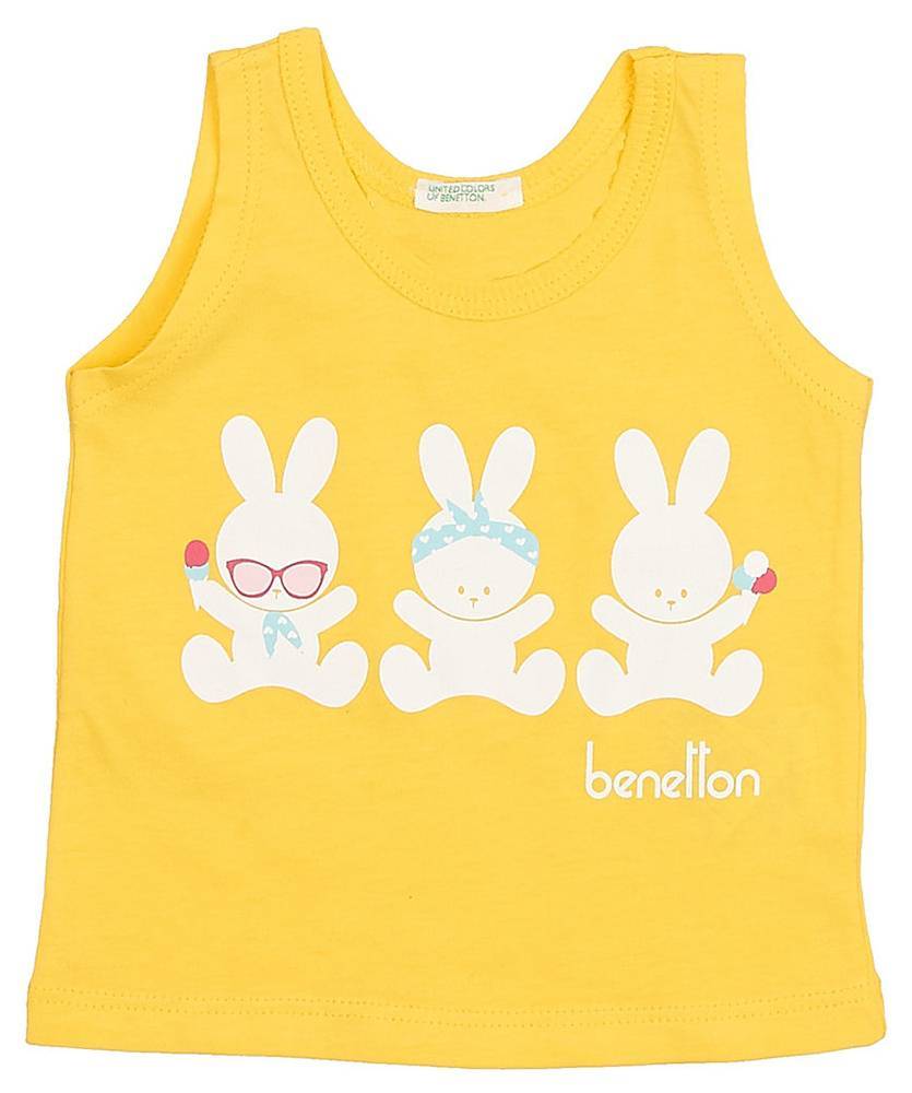 BENETTON ΜΠΛΟΥΖΑ ΑΜΑΝΙΚΗ BENETTON BAS/FUNZ SUM BB ΚΙΤΡΙΝΟ (68 CM)-(6-9 ΜΗΝΩΝ)