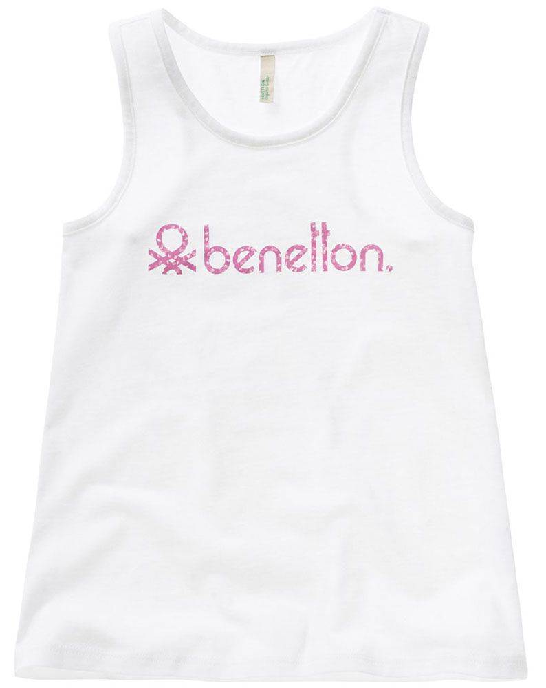 ΜΠΛΟΥΖΑ ΑΜΑΝΙΚΗ BENETTON COLOR POWER ΛΕΥΚΟ (100 CM)-(3-4 ΕΤΩΝ)