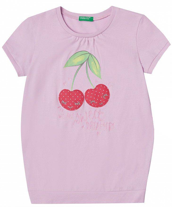 T-SHIRT BENETTON I COLORS GIRL ΚΕΡΑΣΙΑ ΛΙΛΑ (82 CM)-(1-2 ΕΤΩΝ)