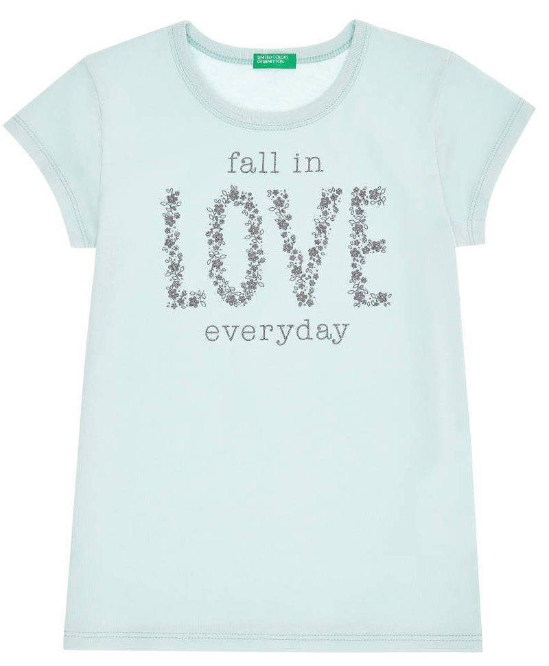T-SHIRT BENETTON 3 INDIGO GIRL ΑΝΟΙΧΤΟ ΜΠΛΕ (82 CM)-(1-2 ΕΤΩΝ)