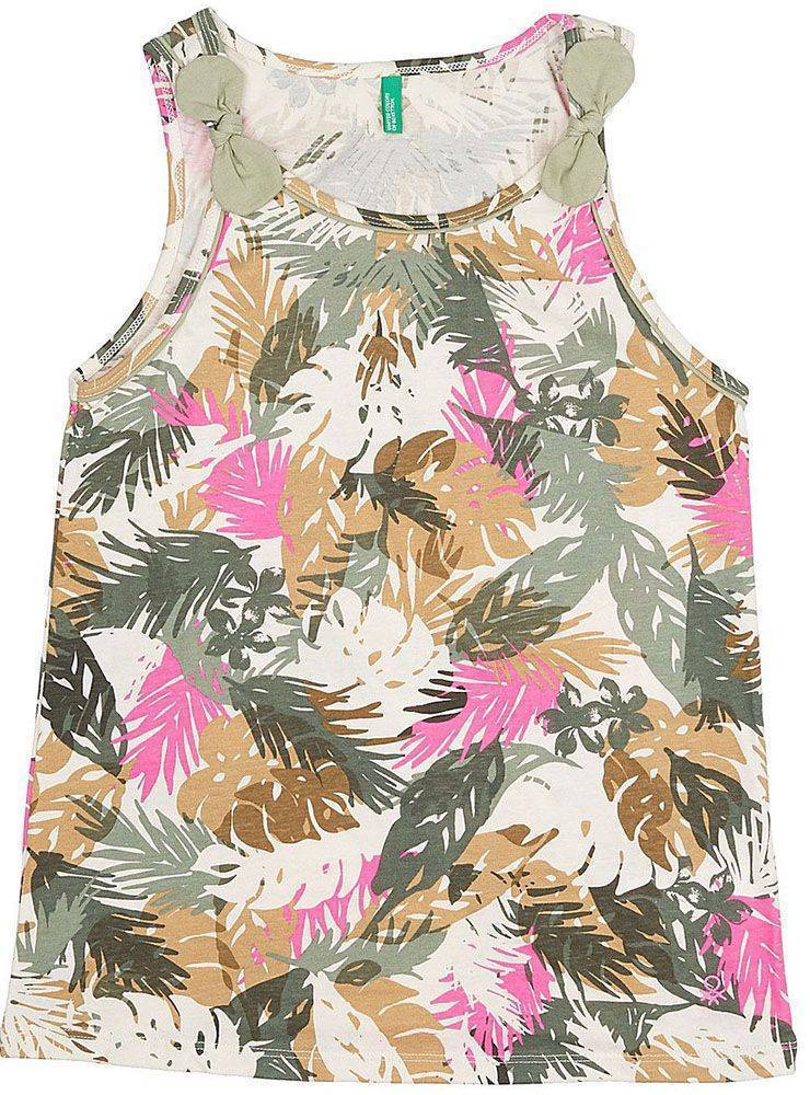 ΜΠΛΟΥΖΑ ΑΜΑΝΙΚΗ BENETTON FOUNDATION TKS ΧΑΚΙ/ΠΟΛΥΧΡΩΜΟ (82 CM)-(1-2 ΕΤΩΝ)