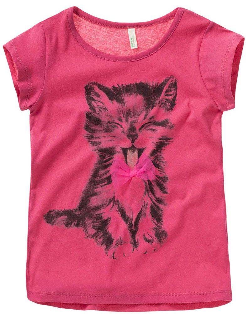 BENETTON ΜΠΛΟΥΖΑ ΜΕ ΚΟΝΤΟ ΜΑΝΙΚΙ BENETTON COLOR POWER ΚΑΡΠΟΥΖΙ (90 CM)-(2 ΕΤΩΝ)