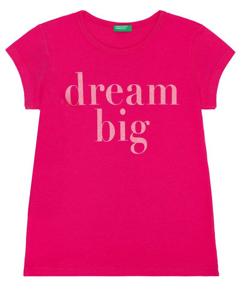 T-SHIRT BENETTON FOUZIONE GIRL ΦΟΥΞΙΑ (82 CM)-(1-2 ΕΤΩΝ)