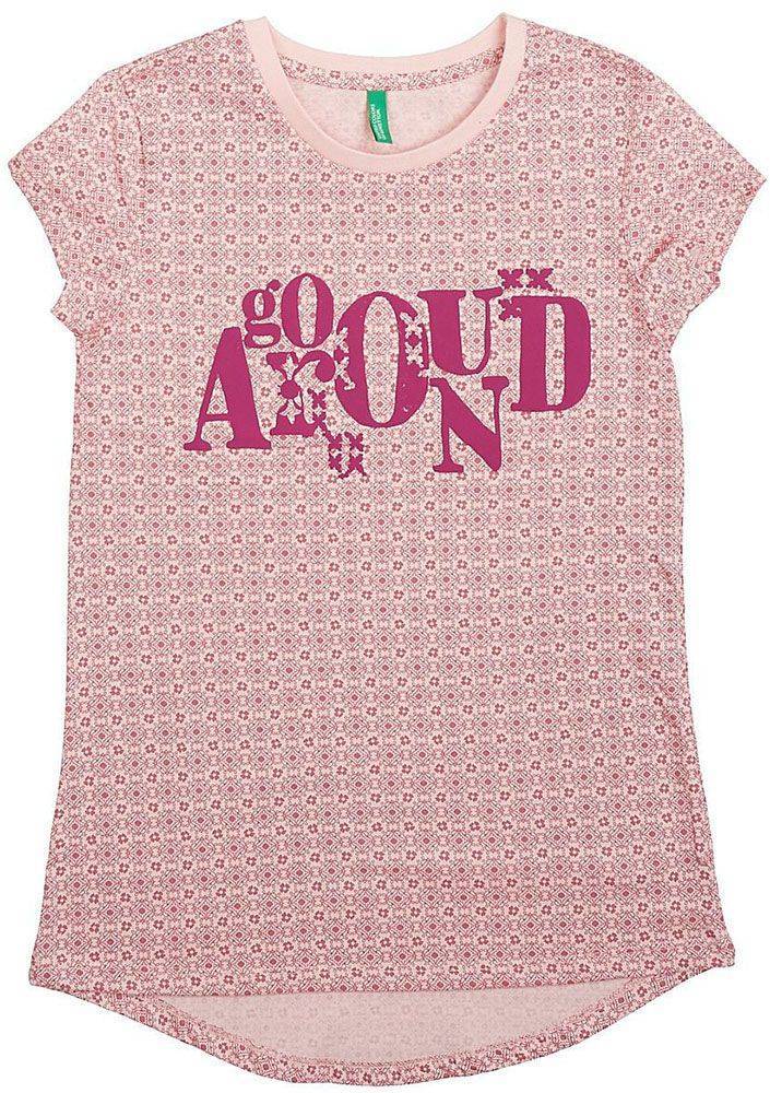 ΜΠΛΟΥΖΑ ΜΕ ΚΟΝΤΟ ΜΑΝΙΚΙ BENETTON FOUNDATION TK ΡΟΖ (110 CM)-(4-5 ΕΤΩΝ) BENETTON