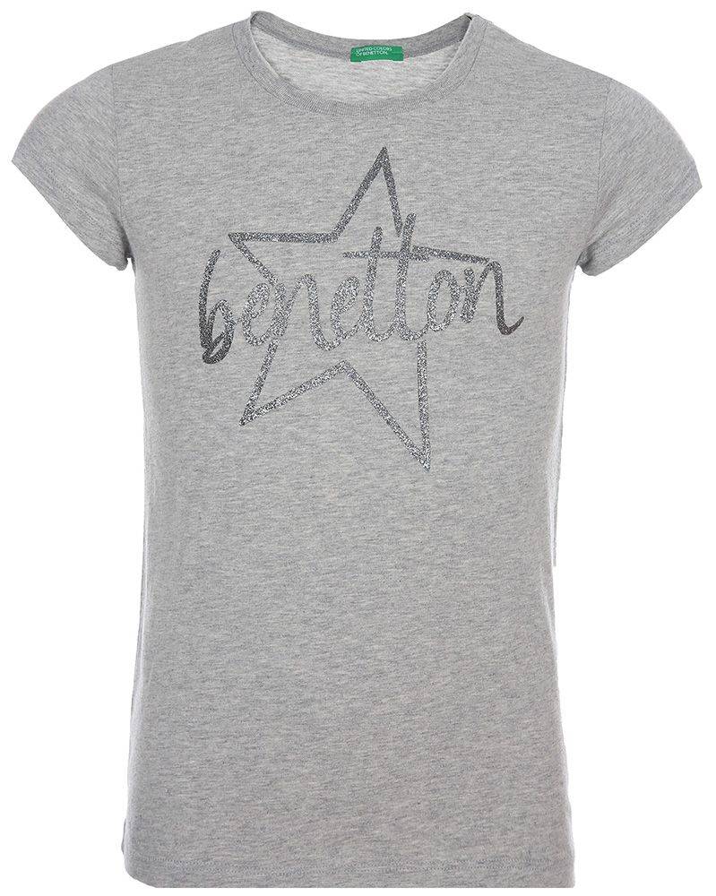 T-SHIRT BENETTON BASIC GIRL ΓΚΡΙ ΜΕΛΑΝΖΕ (82 CM)-(1-2 ΕΤΩΝ) BENETTON