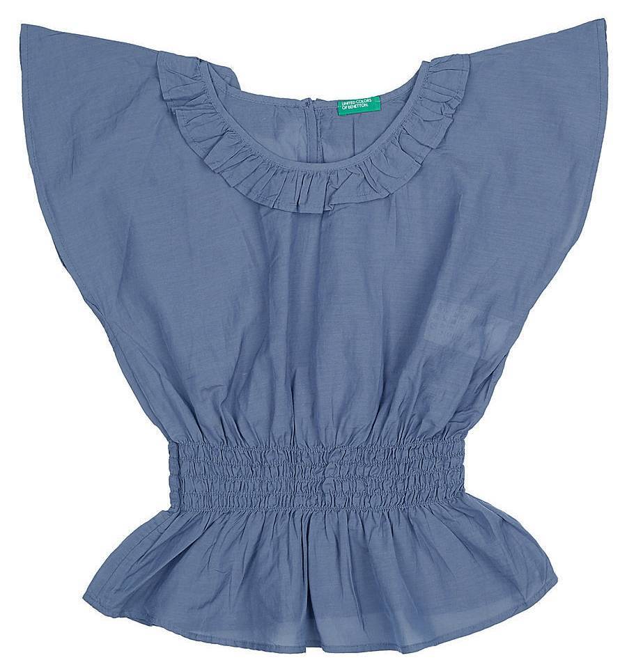 BENETTON TOP BENETTON DU ΓΚΡΙ/ΜΠΛΕ (160 CM)-(11-12 ΕΤΩΝ)