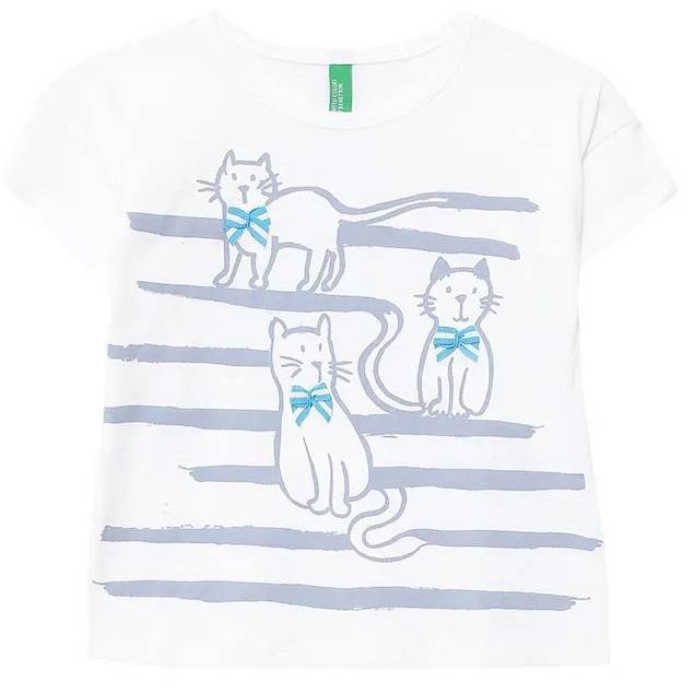 T-SHIRT BENETTON ART I GIRL ΛΕΥΚΟ (90 CM )-(2 ΕΤΩΝ ) BENETTON