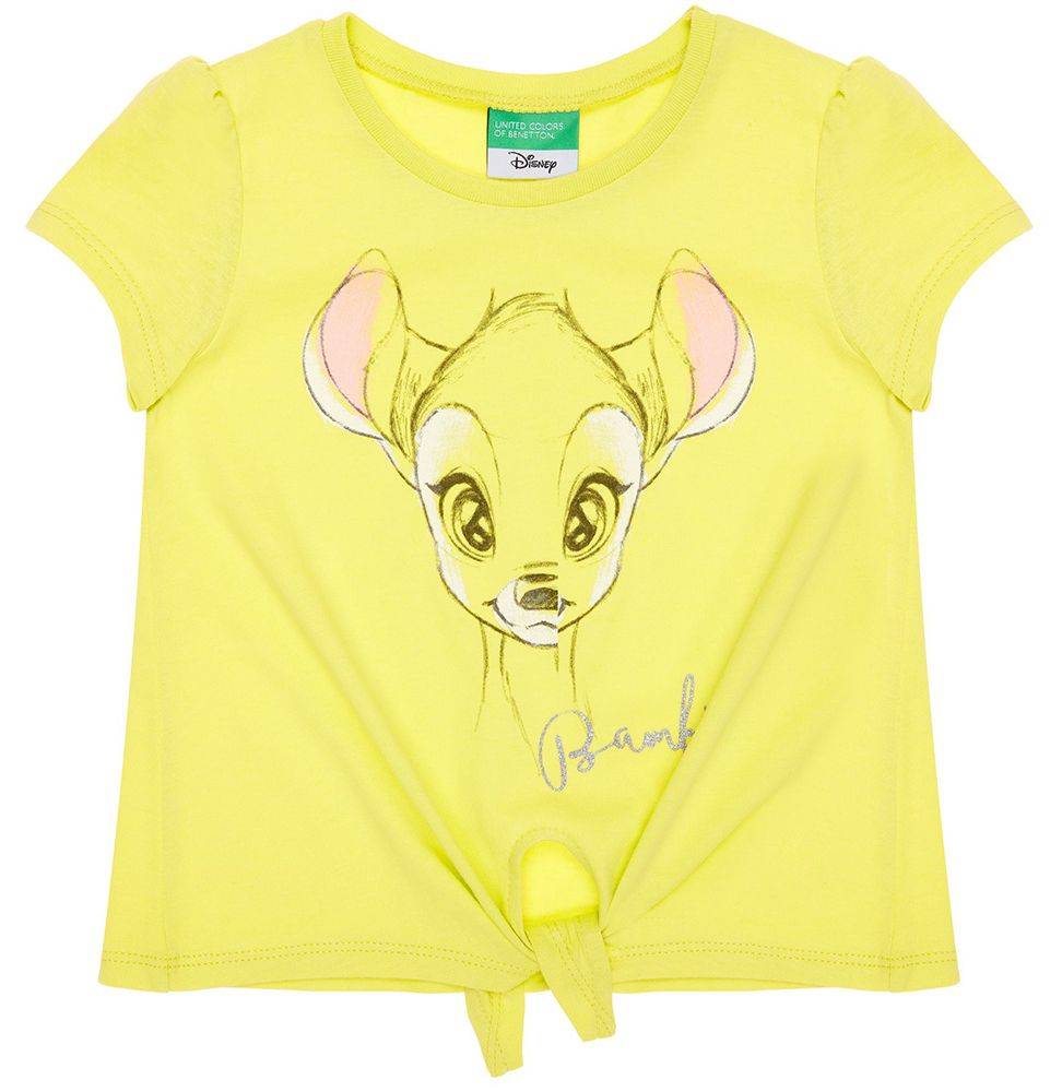 BENETTON ΜΠΛΟΥΖΑ ΜΕ ΚΟΝΤΟ ΜΑΝΙΚΙ BENETTON #5 SUMMER G BAMBI ΛΑΧΑΝΙ (82 CM)-(1-2 ΕΤΩΝ)