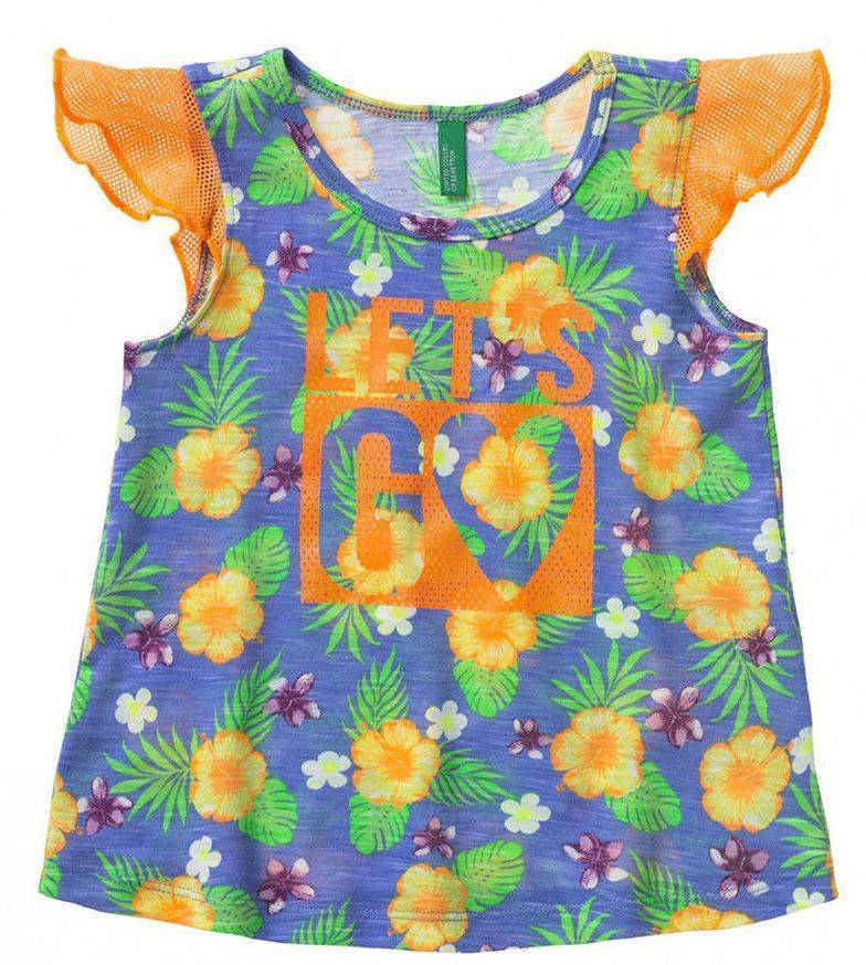 TOP BENETTON ACTIVE SUMMER ΜΠΛΕ/ΠΟΛΥΧΡΩΜΟ (90 CM)-(2 ΕΤΩΝ) BENETTON