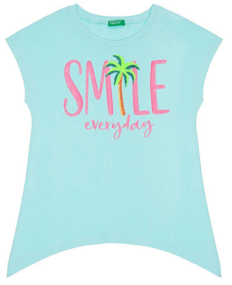 ΜΠΛΟΥΖΑ ΜΕ ΚΟΝΤΟ ΜΑΝΙΚΙ BENETTON 6 CALIFORNIAN G ΣΙΕΛ (90 CM)-(2 ΕΤΩΝ) BENETTON