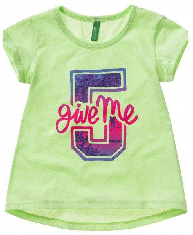 ΜΠΛΟΥΖΑ ΜΕ ΚΟΝΤΟ ΜΑΝΙΚΙ BENETTON ACTIVE SUMMER ΑΝΟΙΧΤΟ ΠΡΑΣΙΝΟ (90 CM)-(2 ΕΤΩΝ)