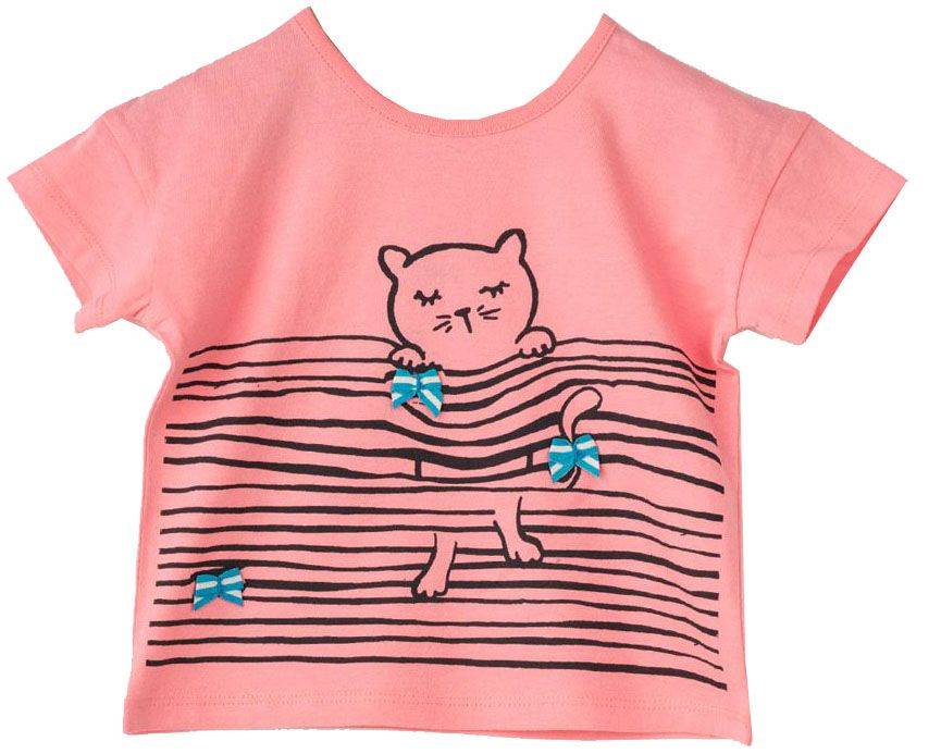 T-SHIRT BENETTON ART I GIRL ΡΟΖ (90 CM )-(2 ΕΤΩΝ )