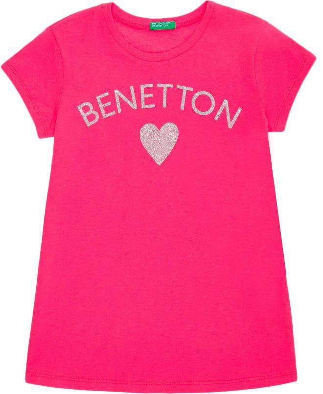 T-SHIRT BENETTON BASIC GIRL ΦΟΥΞΙΑ (82 CM)-(1-2 ΕΤΩΝ)